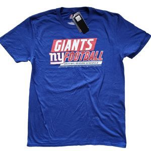 Majestic NFL New York Giants T-Shirt w/ Tags Large Blue 2019 Football Season